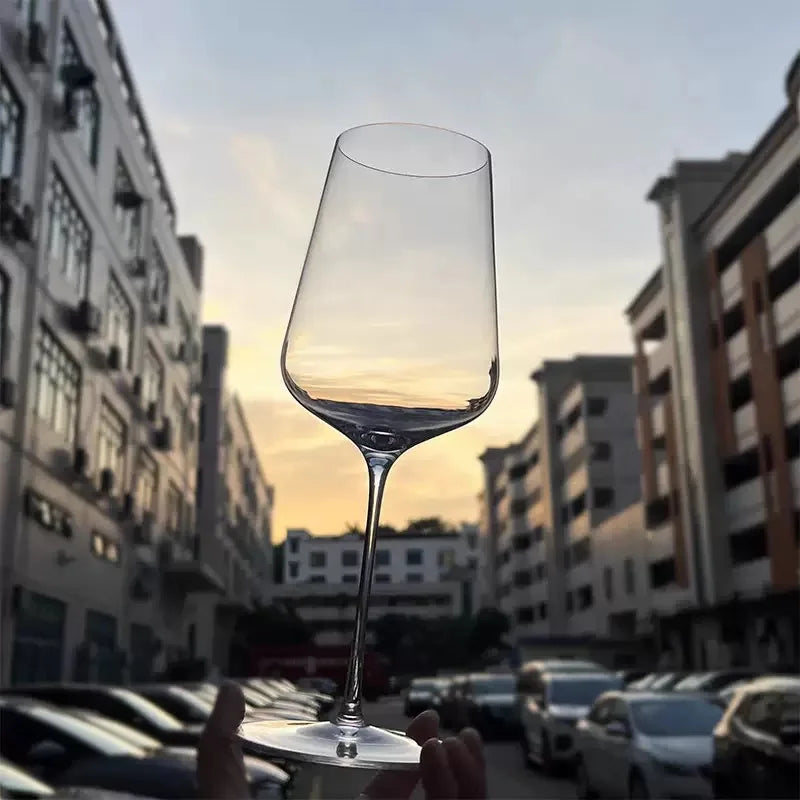 Copa de vino ligera de lujo estilo Burdeos, de estilo ultrafino, con tallos delgados, ideal para fiestas y bares.