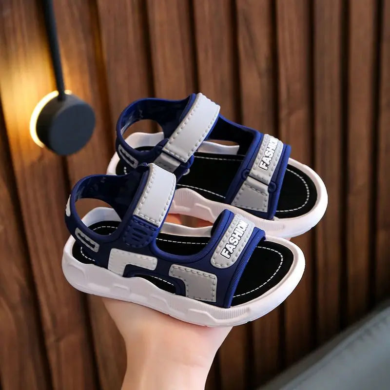Sandalias de moda para niños, zapatos para bebés, suela suave, antideslizantes, para niños y niñas, zapatos de verano para playa de 2 a 10 años