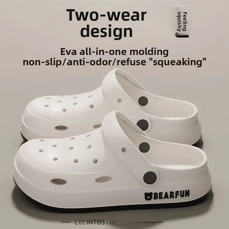 Zapatos de verano para mujer, antideslizantes, con dibujos animados, suela gruesa y suave de EVA, ¡oferta de temporada!