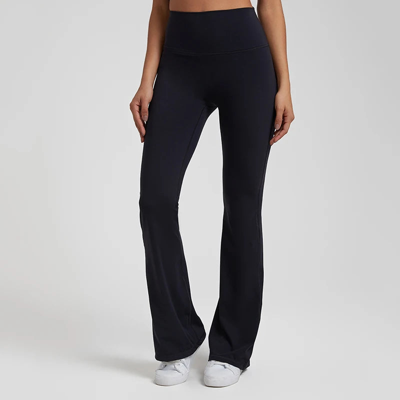 Buttery Soft High Waist Flare Leggings No Front Seam Workout Yoga Flared Pants Full Length Gym Sport Leggings Women Tights