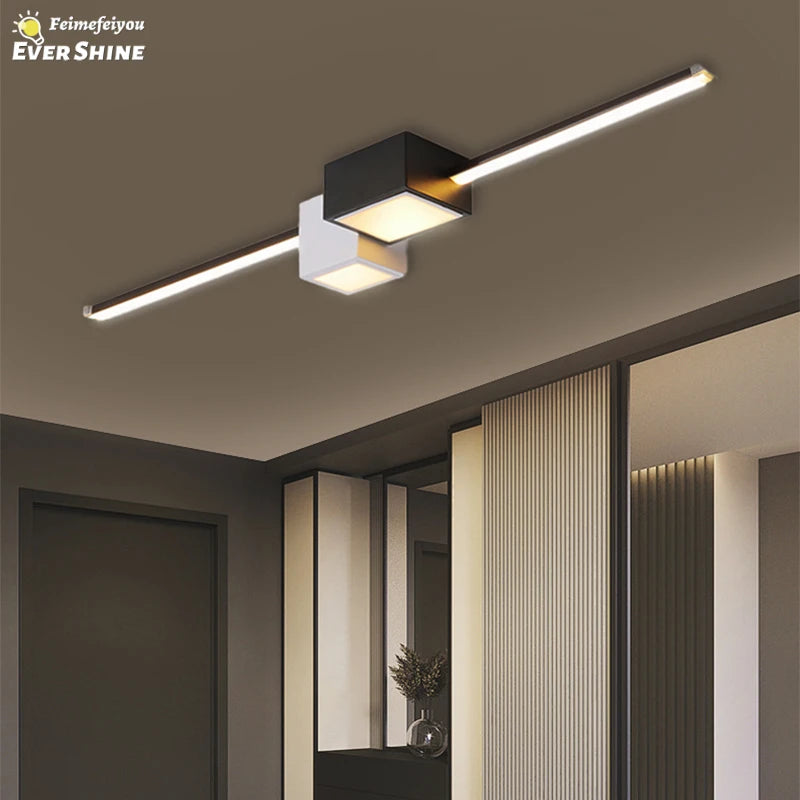 Lámparas de techo LED, iluminación interior, decoración del hogar, dormitorio, armarios, sala de estar, estudio, cocina, pasillo, techo, luz nórdica