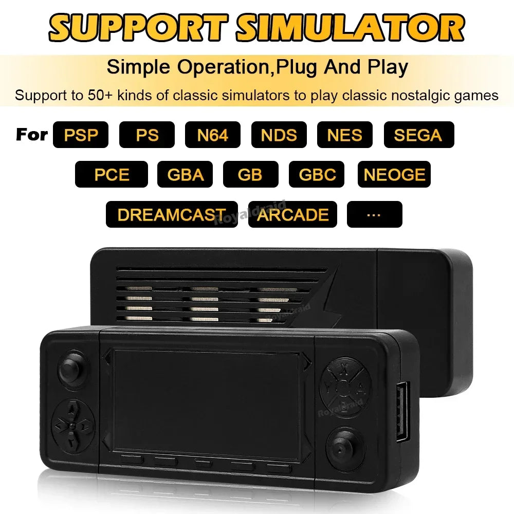 Consola de videojuegos X9 PRO GameStick 4K HD para TV, 128 GB, 256 GB, juegos 3D para PSP/PS1/N64/NDS, más de 40 simuladores, juegos retro, controlador dual de 2,4 GB