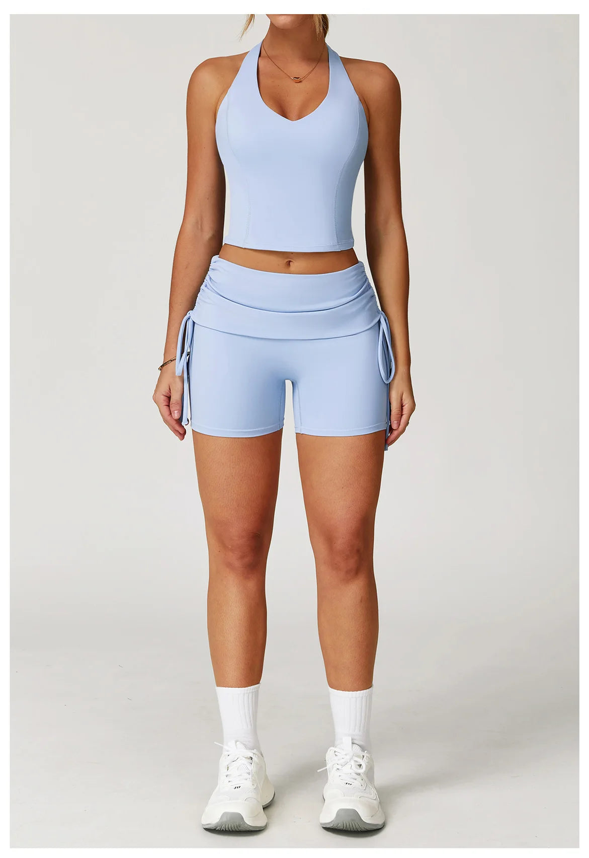 Conjunto de chándal de yoga para mujer, 2 piezas, ropa deportiva para entrenamiento, fitness, gimnasio, leggings de cintura alta, sujetador deportivo, ropa deportiva