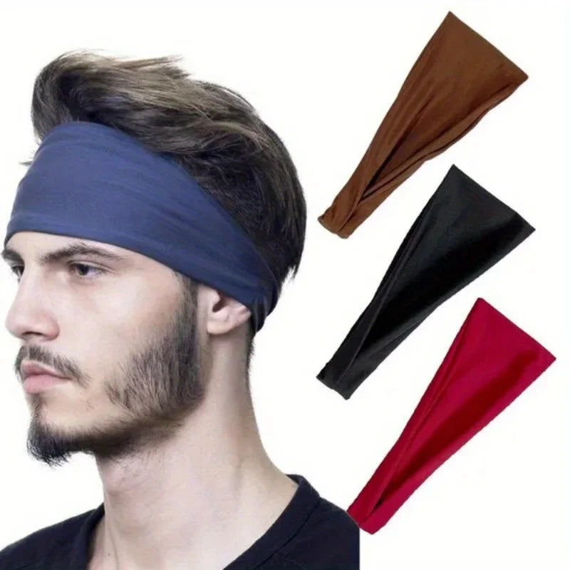 2 diademas deportivas a prueba de sudor, de secado rápido, transpirables y que absorben el sudor, esenciales para correr y hacer fitness y yoga.