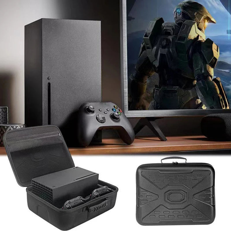 Bolsa para consola de juegos Xbox Series S, mando, accesorios, estuche rígido, organizador de almacenamiento, maleta de viaje