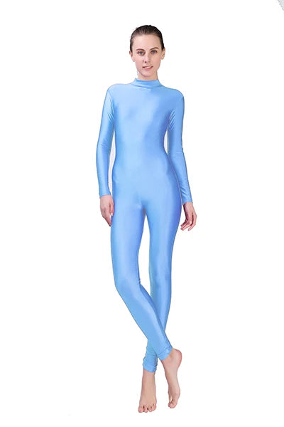 Mono de cuello alto unisex, leotardo de cuerpo entero, mono de yoga de manga larga para mujer, mono de gato, ropa deportiva diaria, trajes de cosplay