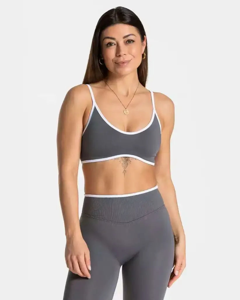 TEVEO Women's Sports Yoga Shorts Fitness Cycling Elastic Sports Pants Ignite Sculpt Scrunch Short Yoga Bra Set leggings