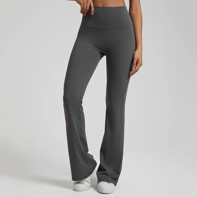 Buttery Soft High Waist Flare Leggings No Front Seam Workout Yoga Flared Pants Full Length Gym Sport Leggings Women Tights