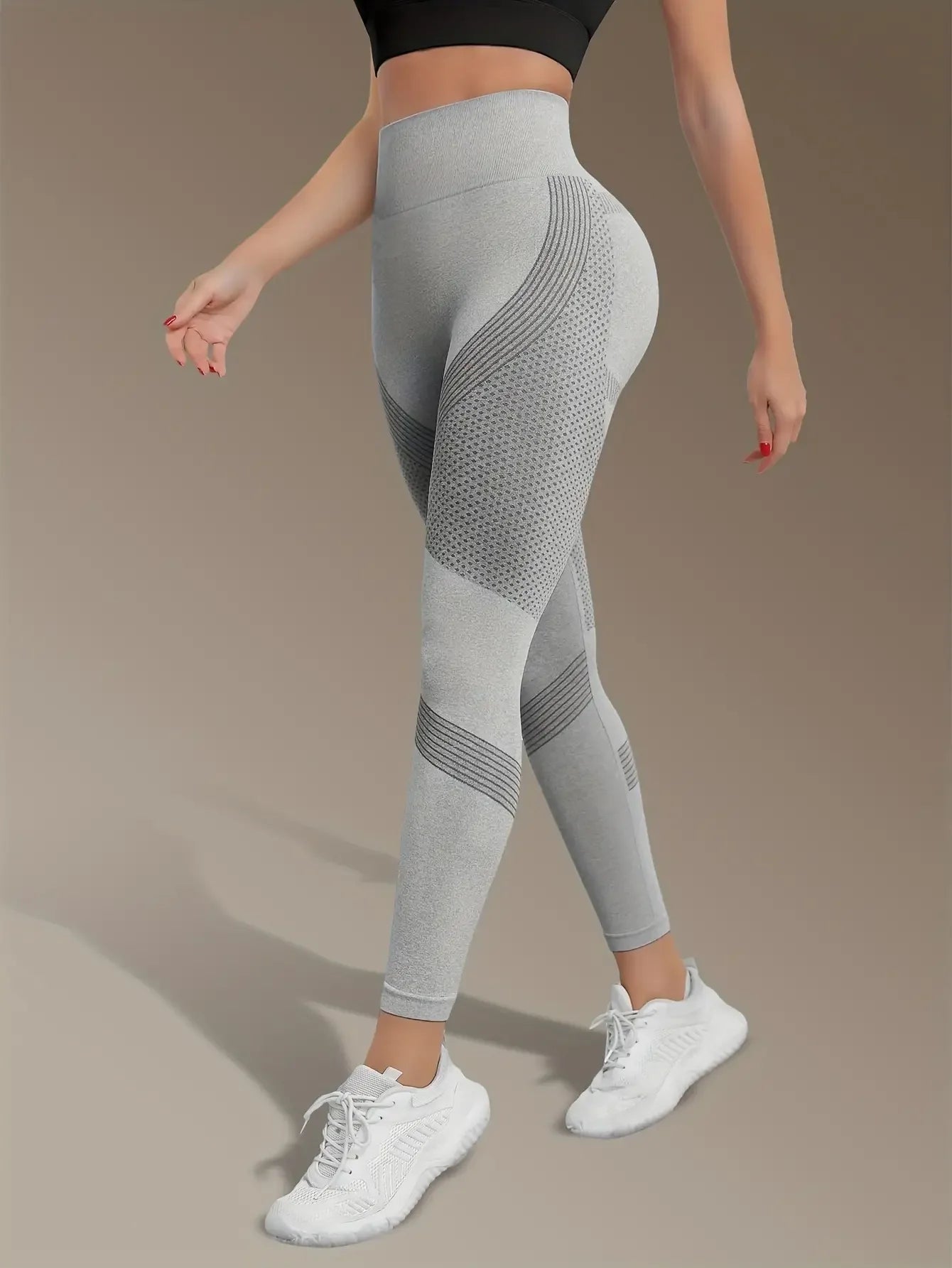 Women's High Waist Seamless Yoga Pants - Quick-Drying、Elastic Sports Pants,Suitable for fitness and training