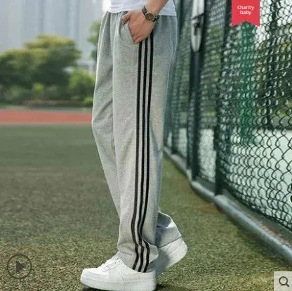 Pantalones deportivos holgados de algodón con pierna recta para hombre de talla grande, pantalones cortos de baloncesto, cómodos y transpirables, talla grande.