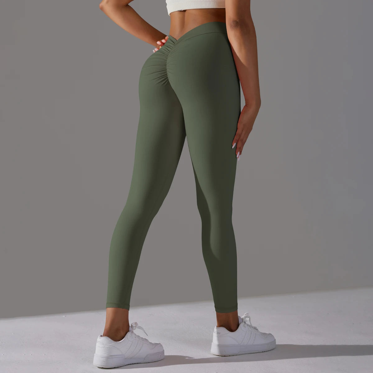 Women Seamless Solid Leggings Knitted High Waist Sports Leggings Fashion Hip Lifting Running Yoga Sport Gym Tights Pantalones
