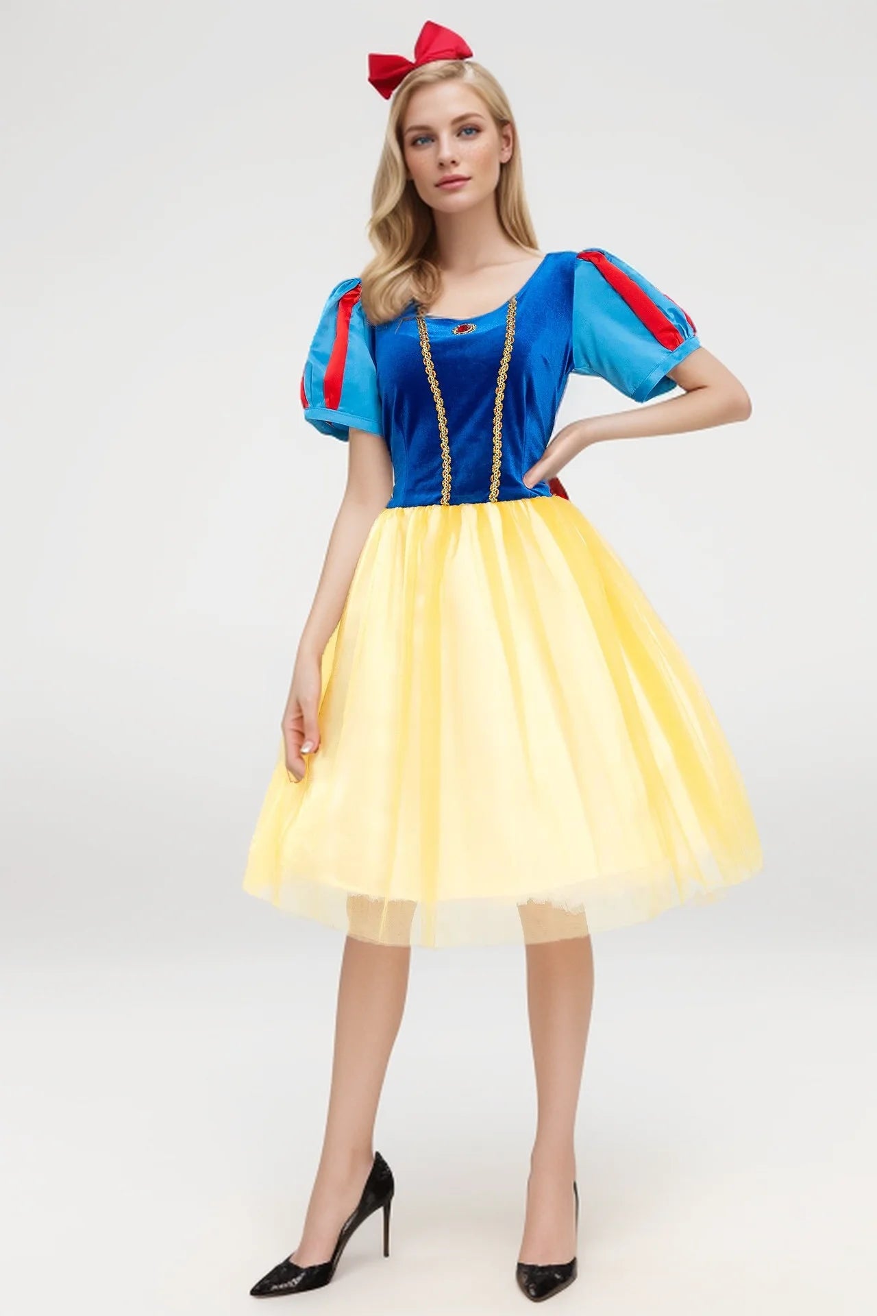 Halloween adult Snow White dress stage show cosplay Disney Anna Elsa costume adult