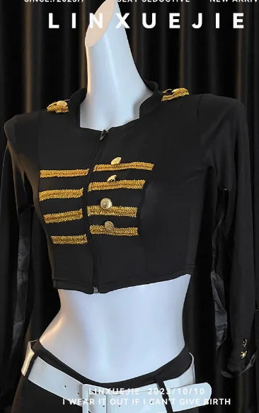 2025NEW Airline Stewardess Cosplay For Woman Sexy Air Hostess Uniform Halloween Costumes Fancy Role Play Party