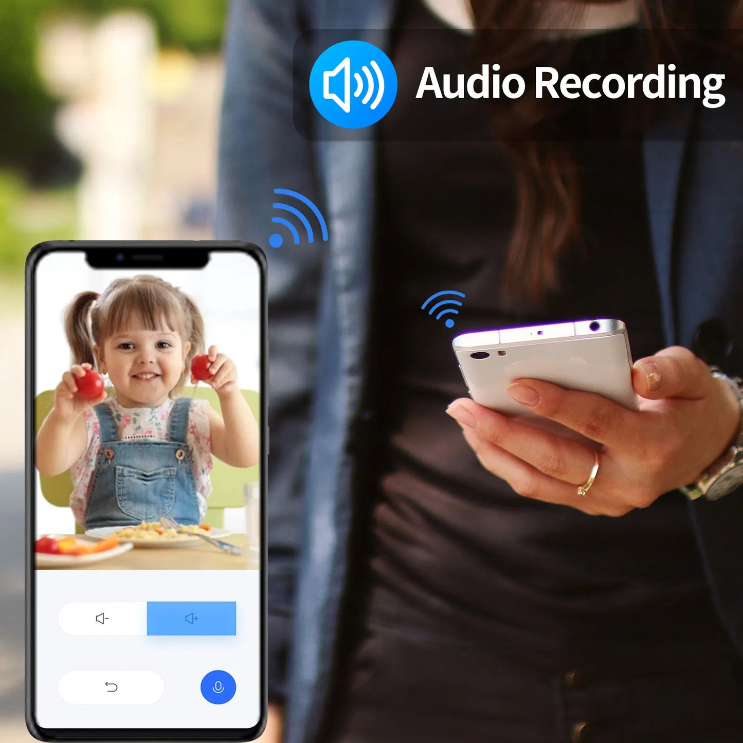 Cámara IP inalámbrica panorámica con lente ojo de pez de 1,7 mm y wifi de 5 MP, 180 grados, ONVIF iCSee, seguridad para el hogar, audio y visión nocturna.