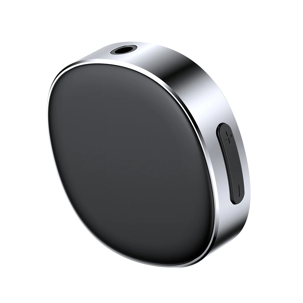 Adaptador receptor y transmisor de audio compatible con Bluetooth para coche para teléfono, MP3 y tableta. Receptor inalámbrico con cancelación automática de ruido.