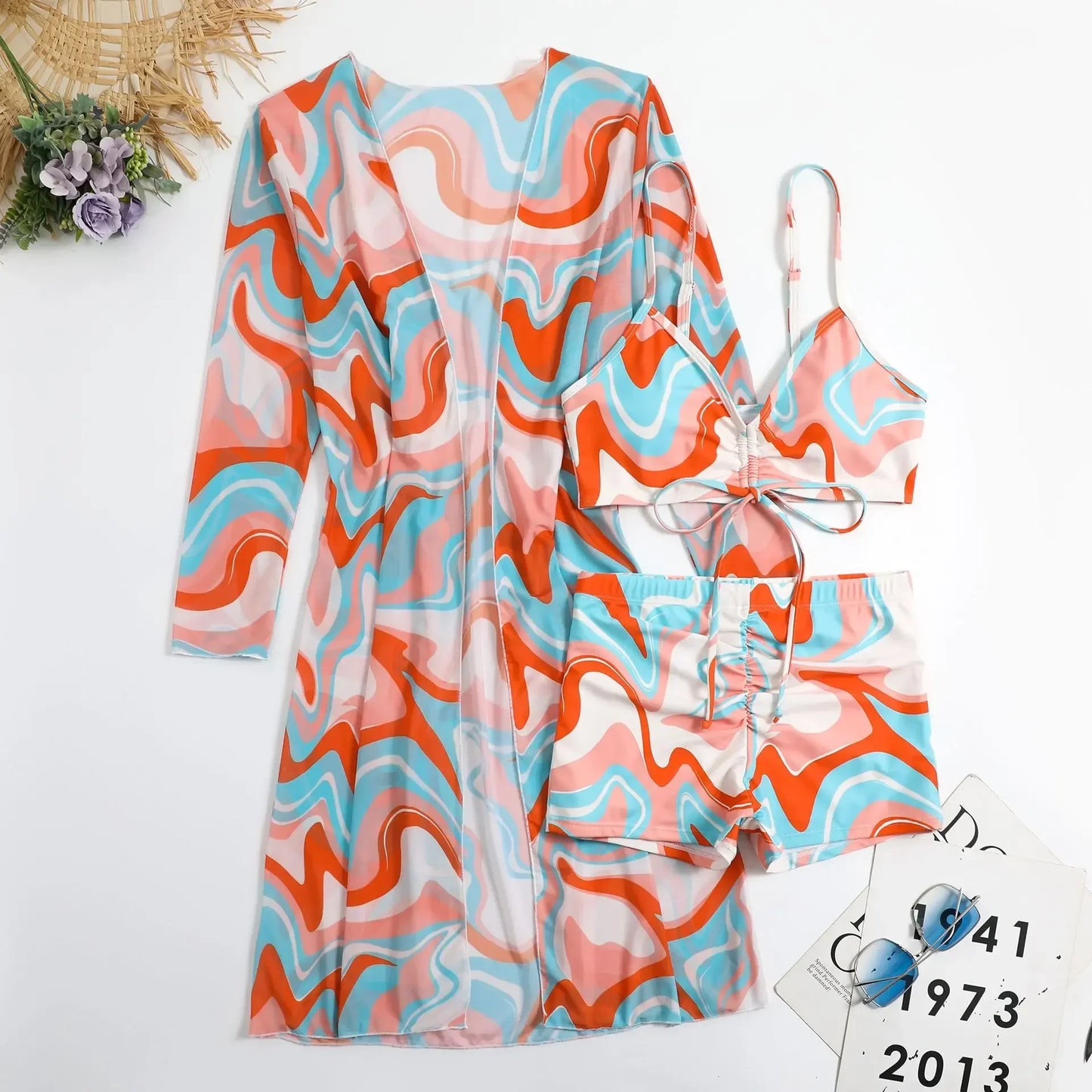 Trajes de baño sexys separados 2024, tankini, ropa de baño femenina, ropa de playa deportiva, trajes de baño de dos piezas, traje de baño de piscina para niñas y mujeres.