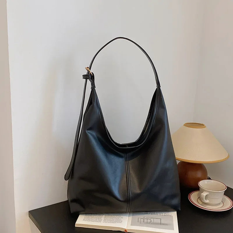 Nuevo bolso de mano con conocimiento de embarque, bolso de hombro para mujer, bolso grande simple retro, bolso de mano