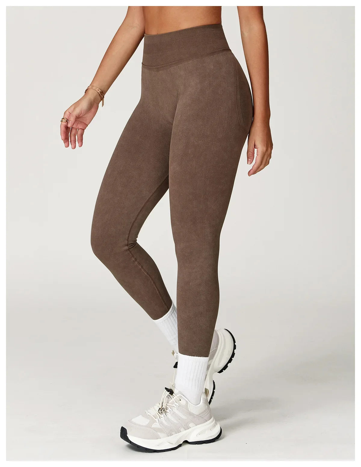 Yoga Pants Impact Leggings Women Seamless Sports Yoga Pant High Waist Ribbed Gym Clothes Fitness Workout Wear Scrunch Bum Tights