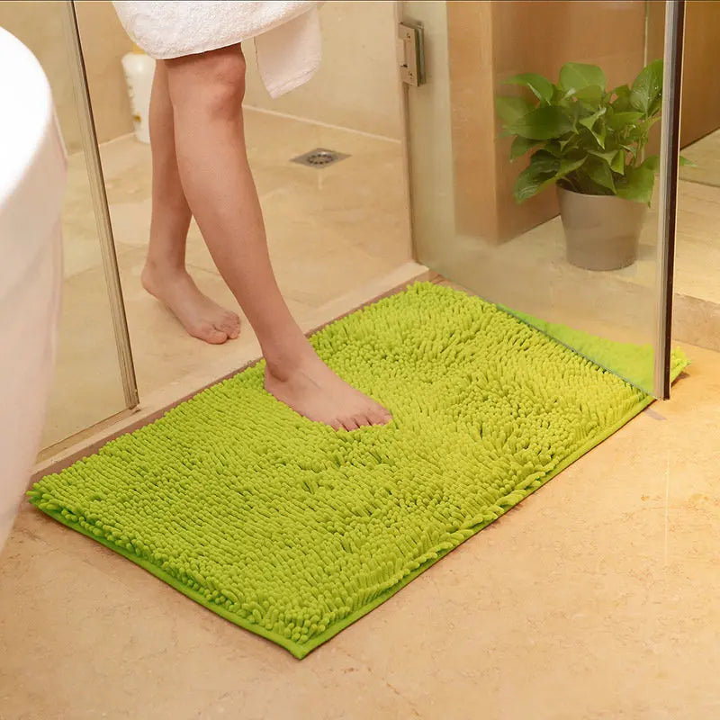 Alfombra de baño económica y gruesa con memoria, ideal para baño, bañera, sala de estar, puerta, baño, alfombrillas absorbentes para los pies.
