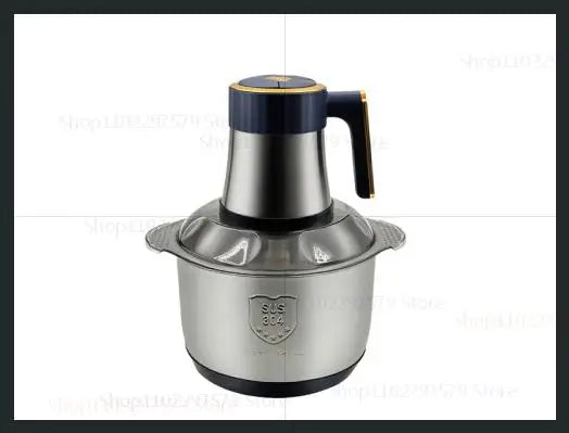 Licuadora multifunción de acero inoxidable para carnes, frutas y verduras. Procesadores de alimentos. Picadora de carne eléctrica de cocina de cinco velocidades.