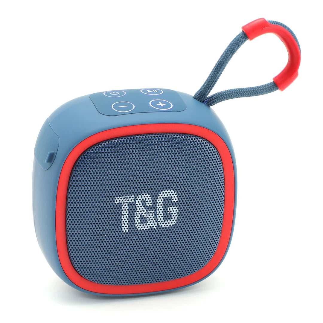 Mini altavoz portátil Bluetooth TG659 de 5 W para exteriores, inalámbrico, con graves, compatible con TF/U Disk, radio FM TWS, capacidad de 500 mAh.