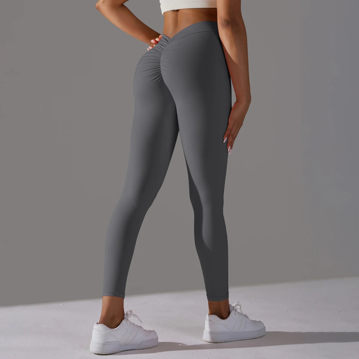 Women Seamless Solid Leggings Knitted High Waist Sports Leggings Fashion Hip Lifting Running Yoga Sport Gym Tights Pantalones