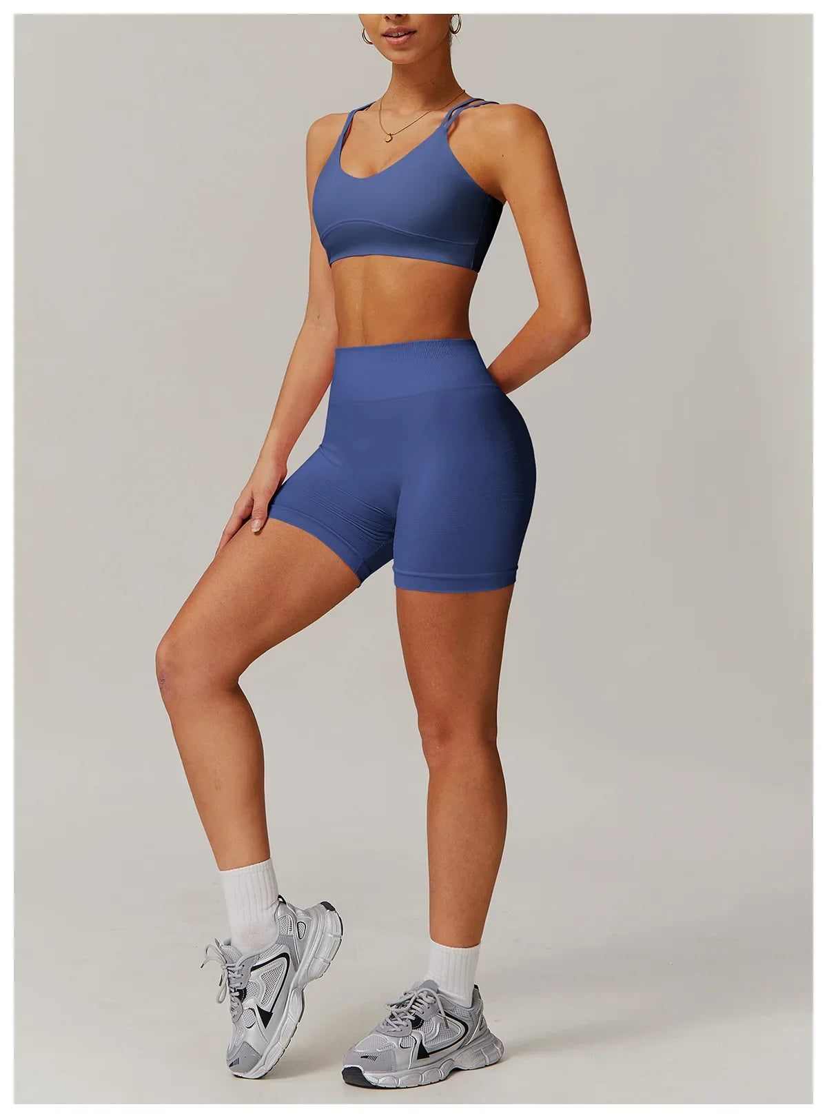 Conjunto deportivo de 2 piezas para mujer, chándal para correr, entrenamiento, con cremallera, pantalones cortos de manga larga, ropa de yoga, ropa deportiva