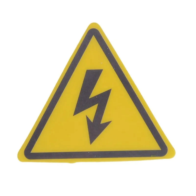 2 pegatinas de seguridad de advertencia de voltaje eléctrico de alta calidad