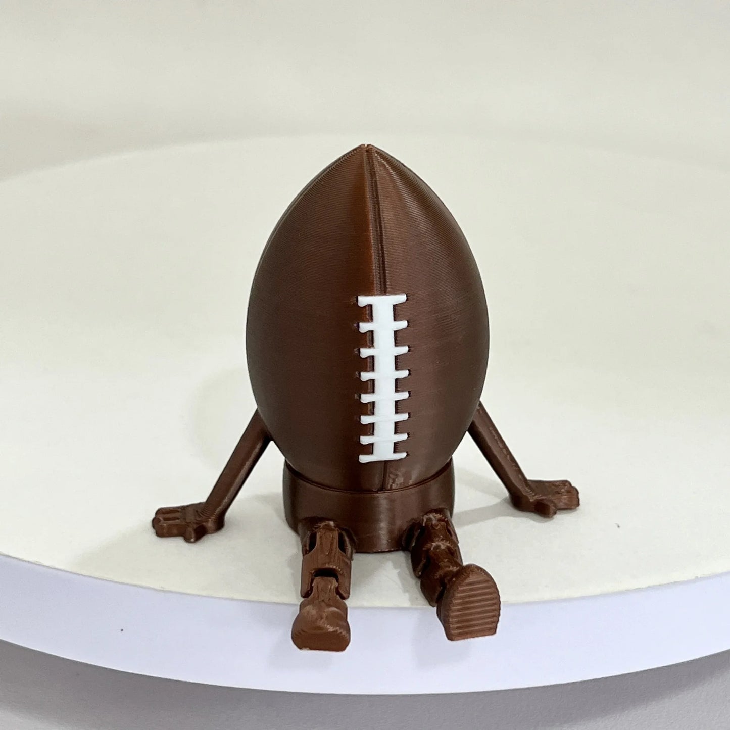 Figura de balón deportivo en miniatura de baloncesto, fútbol, béisbol y voleibol con patas articuladas, minidecoración para estanterías y escritorios.