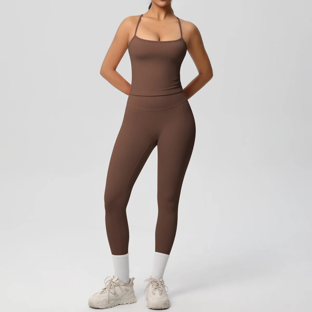 Conjunto de Ropa de Yoga para Mujer, Traje Deportivo, Ropa de Entrenamiento, Chaleco Deportivo sin Mangas, Conjunto de Gimnasio, Mono de Entrenamiento, Ropa Interior Deportiva, Ropa Deportiva