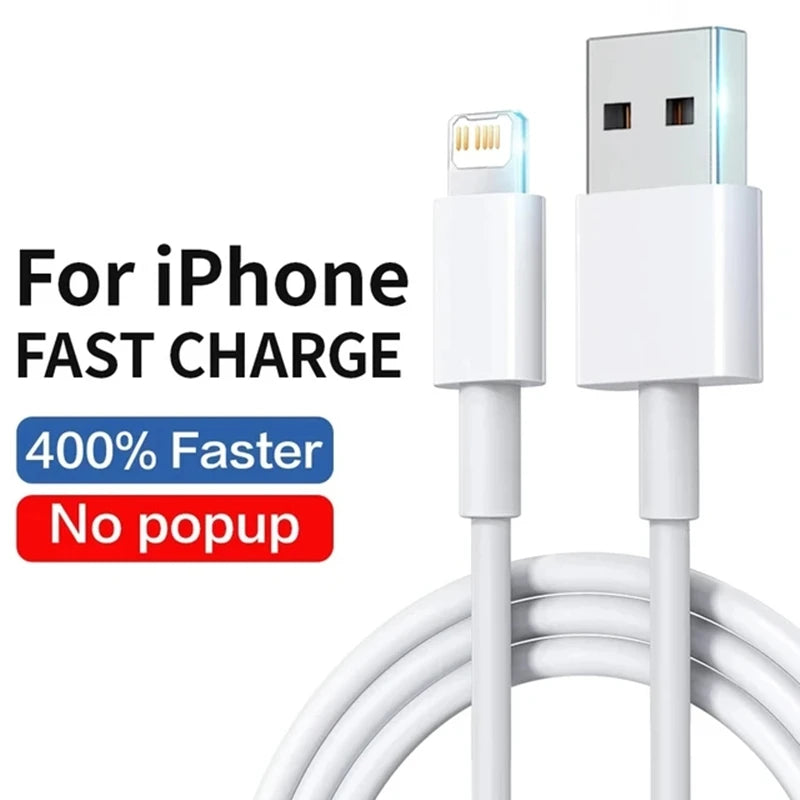 Cable USB de carga rápida PD de 30 W para iPhone 11, 12, 13 Pro, XS Max, 7, 8, 14 Plus, X, XR, SE, carga rápida, USB C, línea de datos de 1 m, 2 m y 3 m