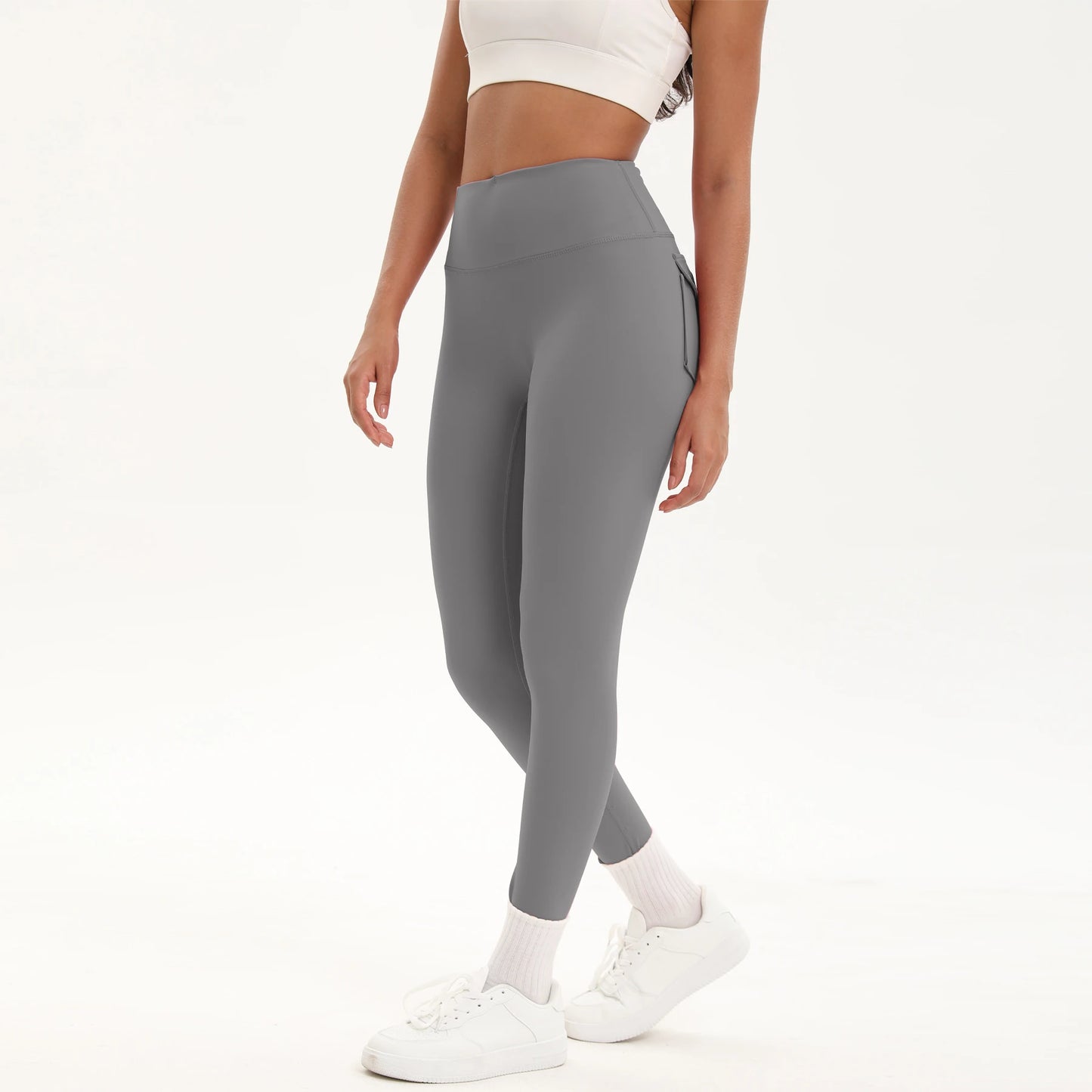 Women Yoga Legging trousers with pocket High Waist Fitness pants Cargo style Cycling Workout Gym Pants Breathable sports pants