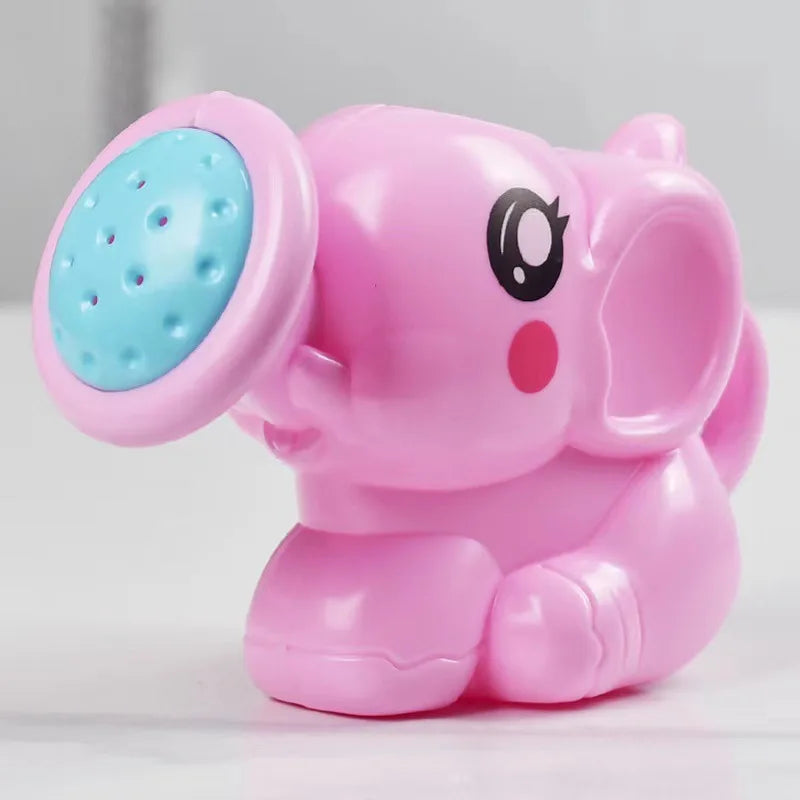 Juguete de baño de plástico con tetera, herramienta de ducha para bebé, regadera de elefante, juguete de baño para niños, rociador de baño de verano