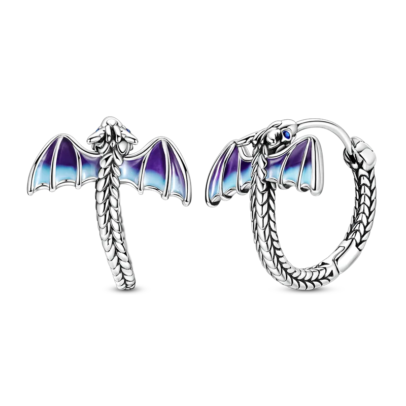 Pendientes brillantes de plata de ley S925 para mujer, con circonitas de colores, diseño de insecto, ideal como regalo de aniversario de boda.