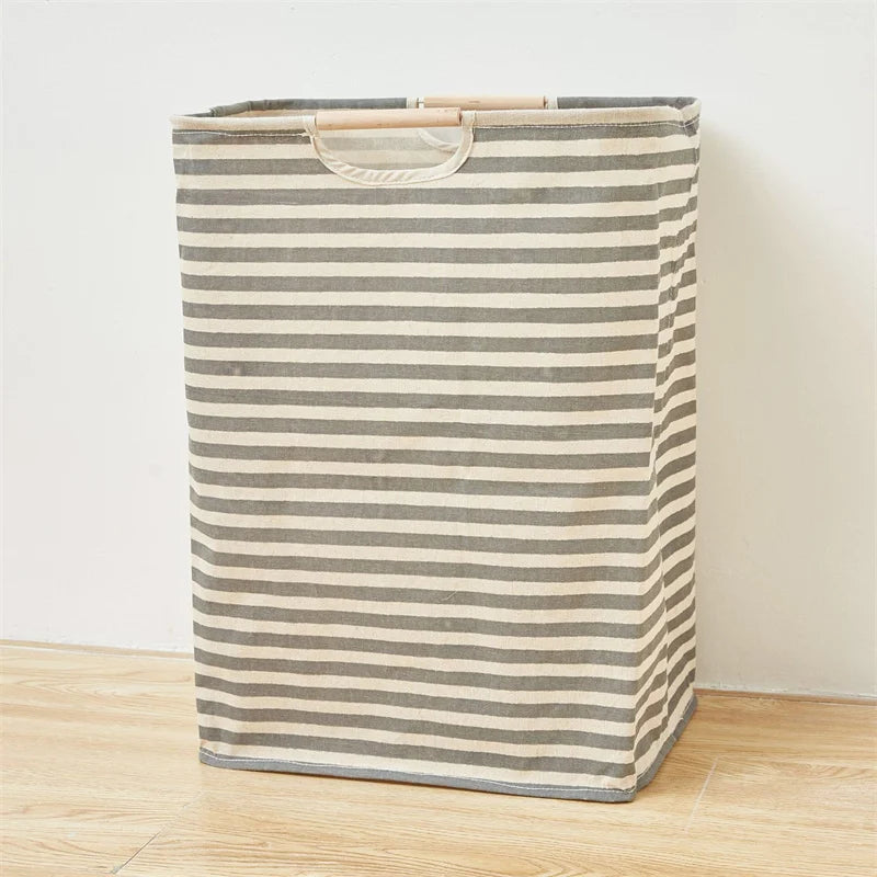 Cesta de lavandería de gran capacidad para ropa sucia con asa, cesta plegable para ropa, accesorios de baño