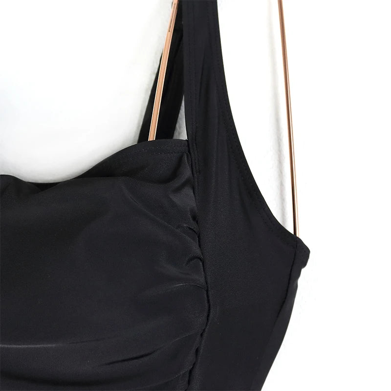 Traje de baño de una pieza sexy para mujer 2024, push up, talla grande, control de abdomen, monokini, ropa de playa, traje de baño vintage.