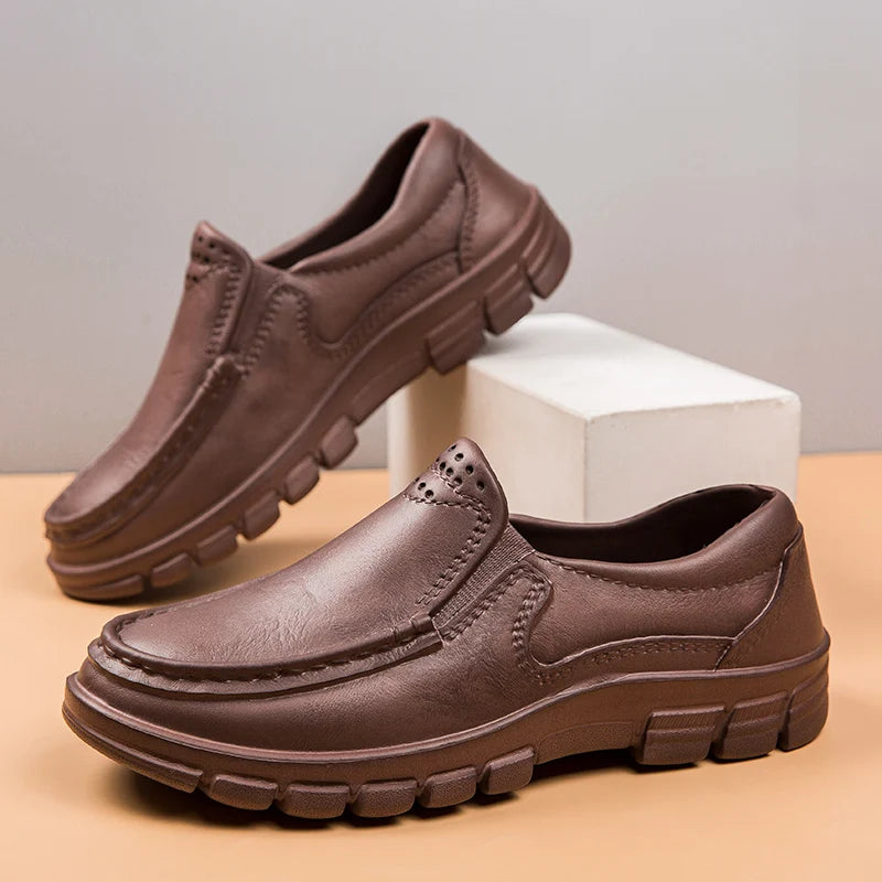 Mocasines de piel de vacuno para hombre, zapatos de piel auténtica Gumrukfree para hombre, tendencia 2024, zapatillas deportivas para mujer, zapatos de bajo precio para hombre.