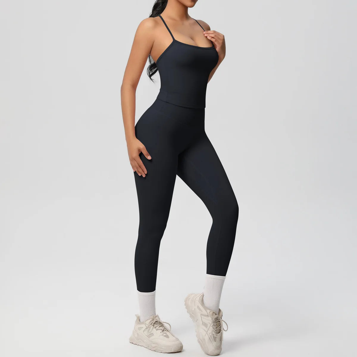 Conjunto de Ropa de Yoga para Mujer, Traje Deportivo, Ropa de Entrenamiento, Chaleco Deportivo sin Mangas, Conjunto de Gimnasio, Mono de Entrenamiento, Ropa Interior Deportiva, Ropa Deportiva