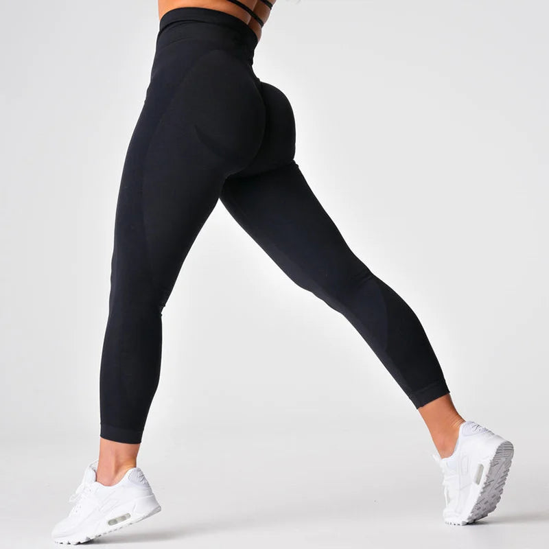 Leggings deportivos para mujer, pantalones de yoga para fitness, mallas deportivas sin costuras, leggings con efecto push-up, pantalones de gimnasio para mujer, ropa deportiva.