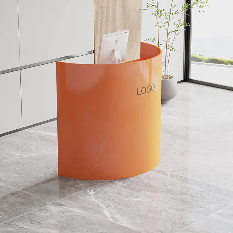 Mostradores de recepción de lujo para oficina, salón de belleza, pequeño bar profesional, moderno, sencillo, muebles comerciales