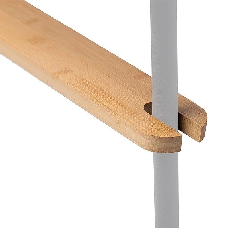 Reposapiés para trona de bebé, asiento de madera de bambú natural, reposapiés antideslizante, estable, accesorios para trona, artículos para bebés y niños.
