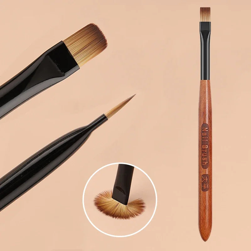 Lápiz de fototerapia con pegamento para uñas, pincel de gel UV, pincel acrílico, pinceles profesionales para decoración de uñas, pinceles para pintar y dibujar, herramientas de manicura.
