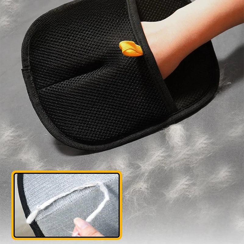 Guantes de limpieza y recogida de pelo de mascotas. Guante de belleza multifuncional de doble cara para mascotas. Reduce la presión de tener una mascota.
