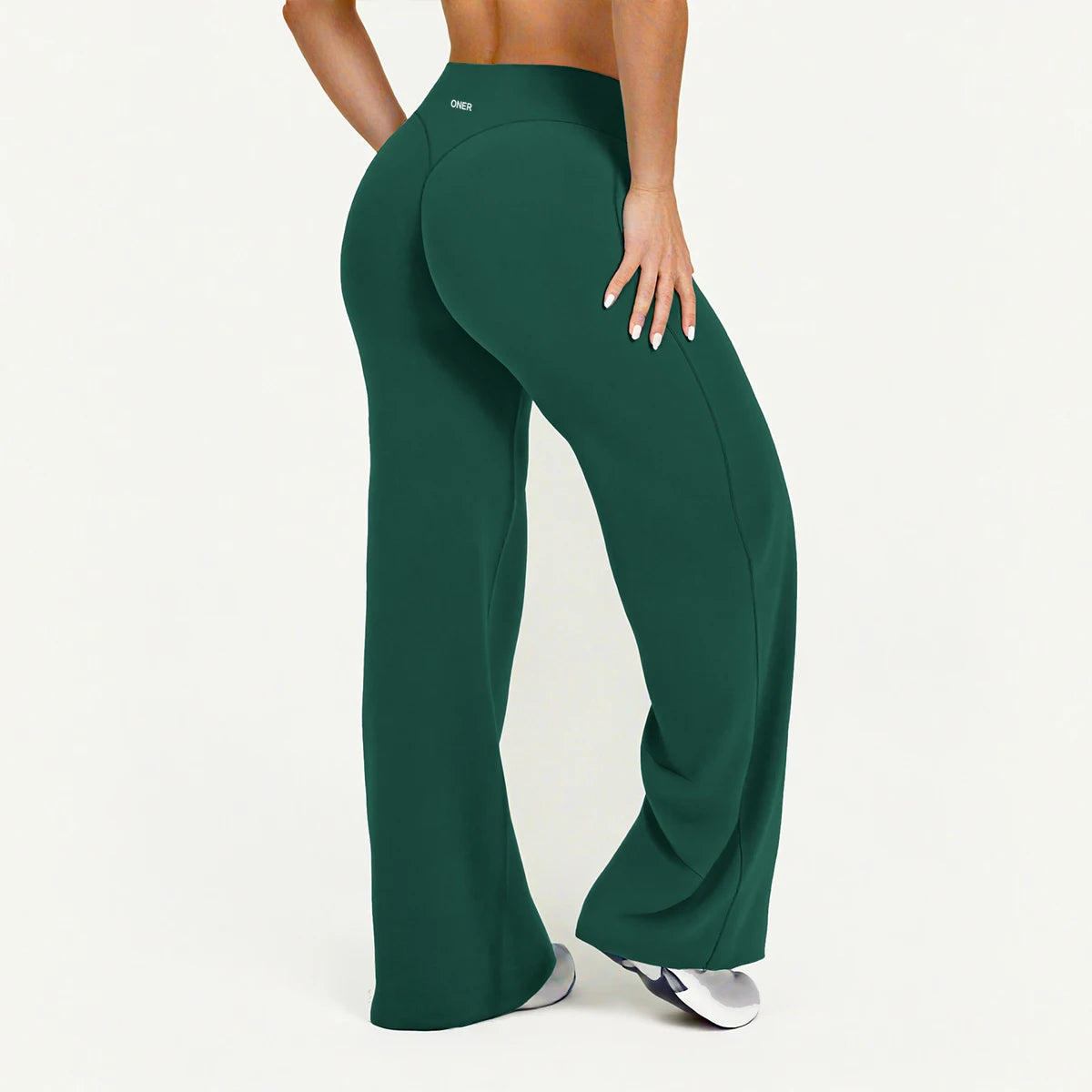 Active Wide Legging High Waist Sporty leggings woman Sports Long Pants Seamless Scrunch Hip-lifting Wide-leg pants