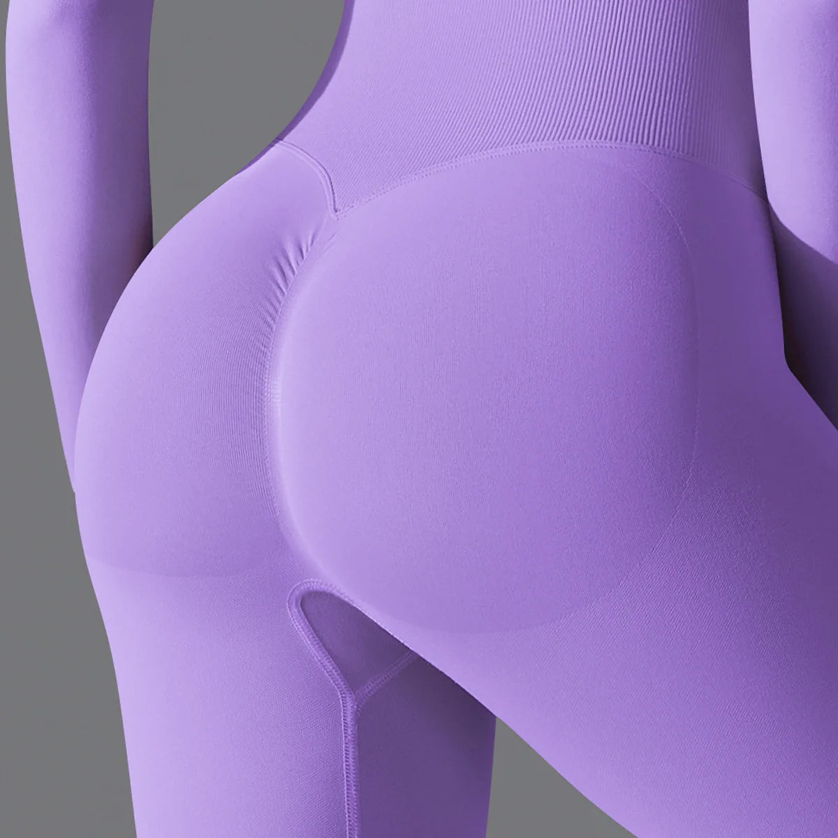 Leggings deportivos de yoga para mujer, sin costuras, cintura alta, elásticos, color sólido, para gimnasio, correr, secado rápido, realce y efecto moldeador.