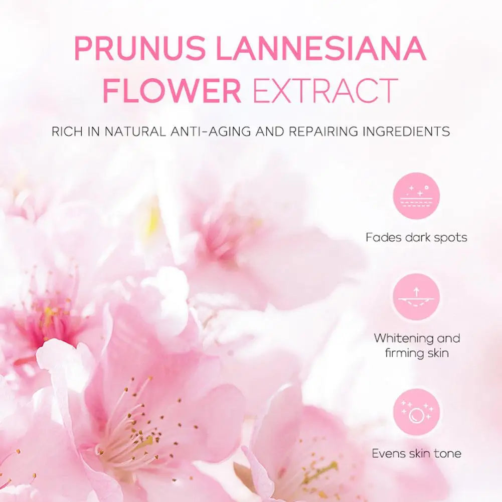 Sakura Skin Care Sets (4 unidades/bolsa): Limpiador facial, tónico facial, protector solar, hidratante, suavizante y nutritivo.