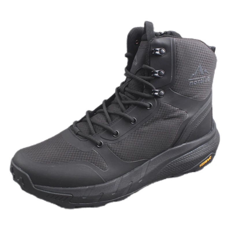 Botas de trabajo resistentes al agua y al viento para escalada al aire libre para hombre, botas de senderismo de alta resistencia, con interior de goma Help Me
