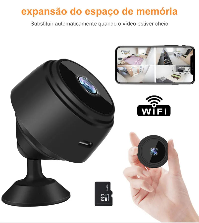 Mini cámara A9 WiFi inalámbrica, monitoreo de seguridad, protección, monitor remoto, videocámaras, videovigilancia, hogar inteligente