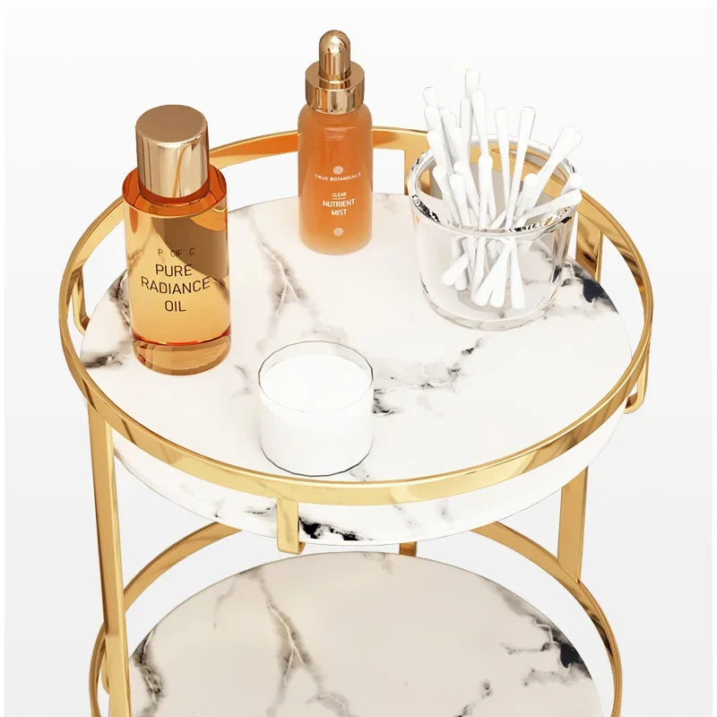 Estante de encimera de hierro forjado para almacenamiento de lápiz labial, perfume, cepillo, cuidado de la piel, organizador de cosméticos, estante de organización de escritorio