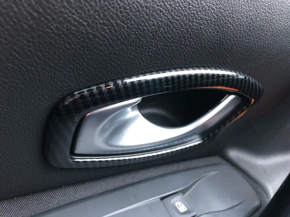 Accesorios para Renault Clio IV Clio4 2013 2014 2015 2016 2017 2018: Interiores de fibra, cubiertas de cuencos de puerta, molduras y adornos de estilo.